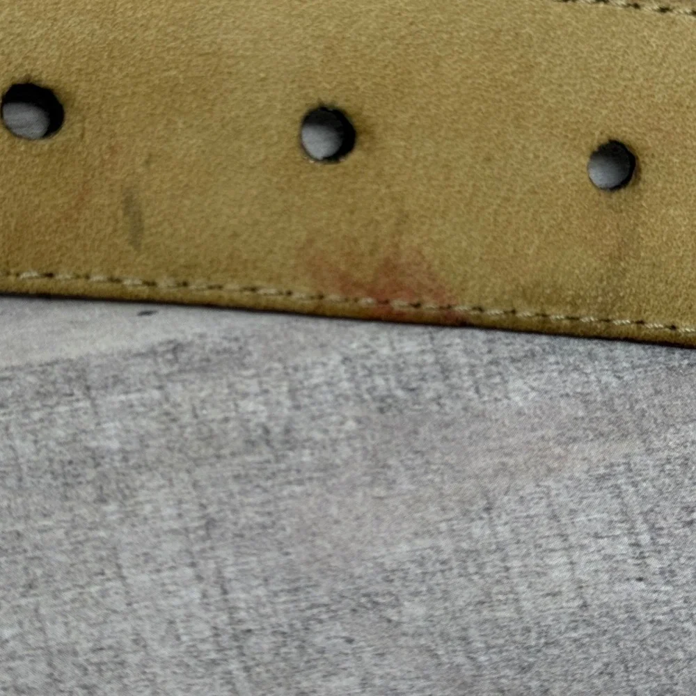 Bally Mens Crocodile Belt 34 Made in Italy Luxury Old Money Sophisticated Style